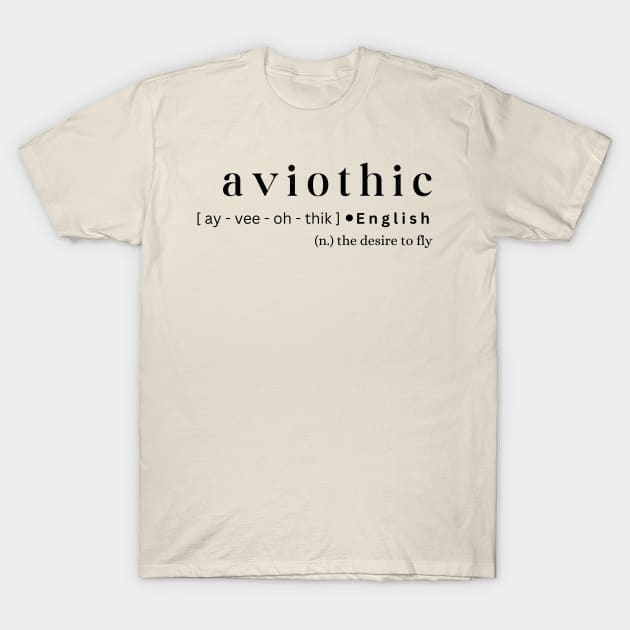 Aviothic T-Shirt by MajesticWords